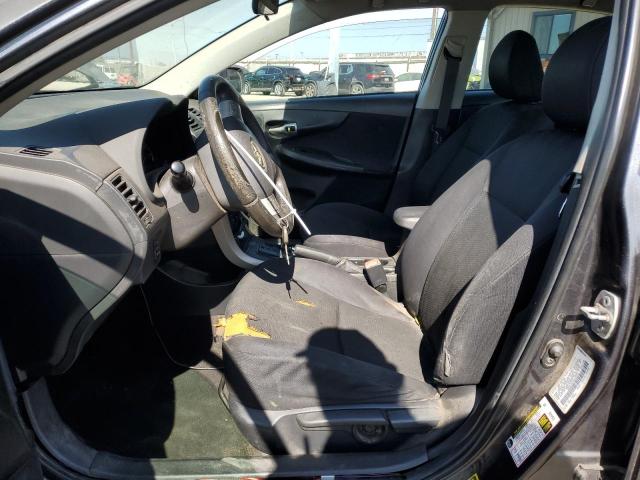 1NXBU40E09Z052374 - 2009 TOYOTA COROLLA BASE Gris photo 7