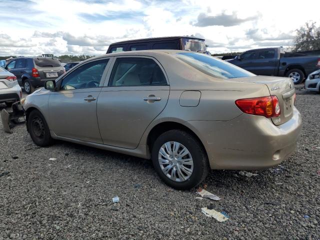 1NXBU40E89Z126771 - 2009 TOYOTA COROLLA BASE GOLD photo 2