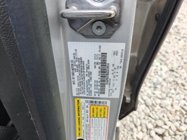 3FA6P0H78GR374914 - 2016 FORD FUSION SE ვერცხლისფერი ფოტო 12