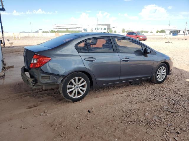 19XFB2F89CE325867 - 2012 HONDA CIVIC EX GRAY photo 3