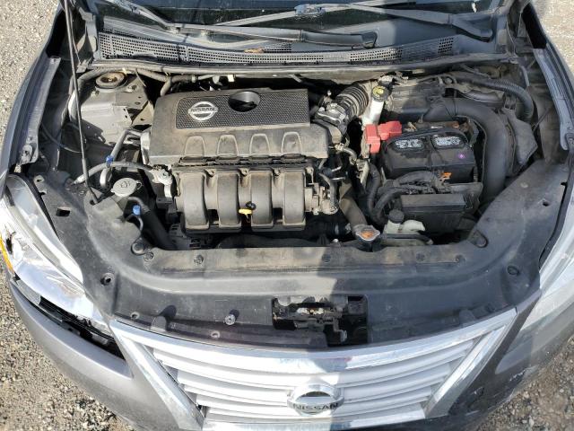 3N1AB7AP6FY221719 - 2015 NISSAN SENTRA S GRAY photo 11