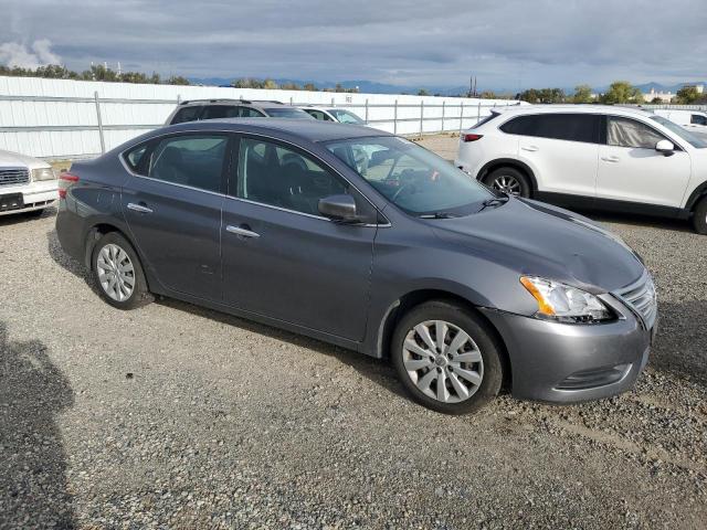 3N1AB7AP6FY221719 - 2015 NISSAN SENTRA S GRAY photo 4