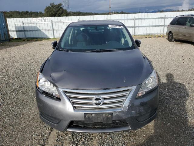 3N1AB7AP6FY221719 - 2015 NISSAN SENTRA S GRAY photo 5