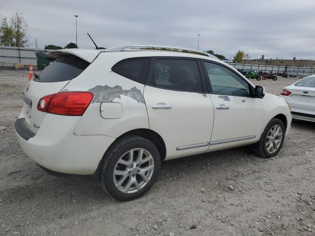 JN8AS5MVXDW639852 - 2013 NISSAN ROGUE S WHITE photo 3