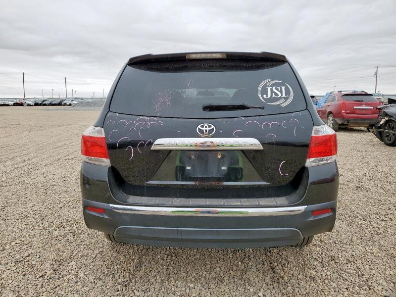 5TDZK3EH6BS035269 - 2011 TOYOTA HIGHLANDER BASE Черный фото 6