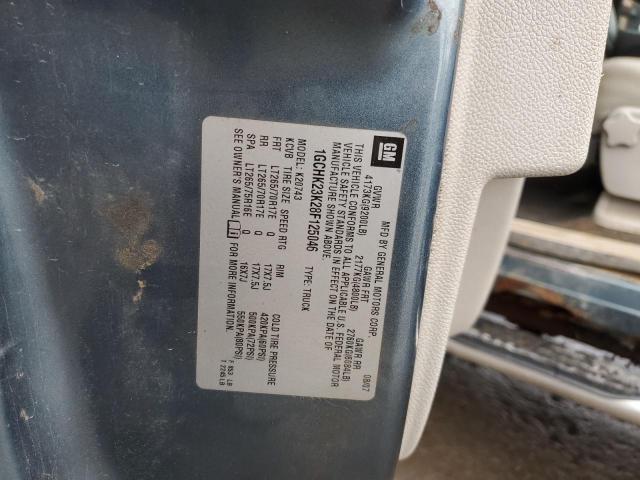 1GCHK23K28F125046 - 2008 CHEVROLET SILVERADO K2500 HEAVY DUTY BLUE photo 13