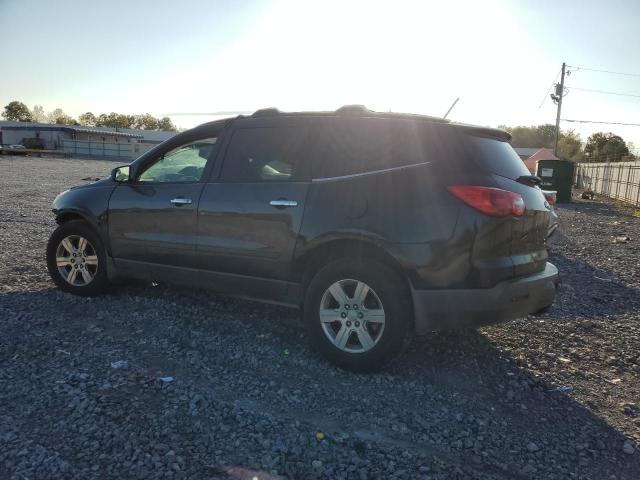 1GNKRJED6CJ392651 - 2012 CHEVROLET TRAVERSE LT BLACK photo 2