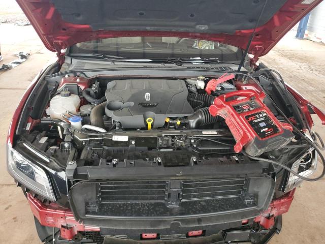 1LN6L9NC4K5602507 - 2019 LINCOLN CONTINENTAL RESERVE BURGUNDY photo 11