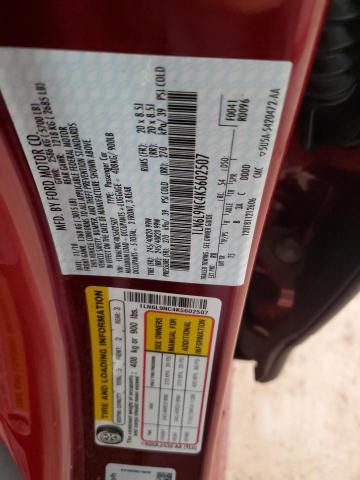 1LN6L9NC4K5602507 - 2019 LINCOLN CONTINENTAL RESERVE BURGUNDY photo 13