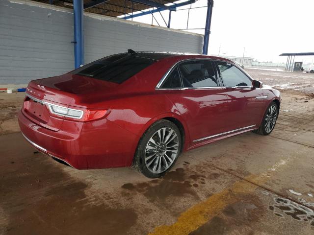 1LN6L9NC4K5602507 - 2019 LINCOLN CONTINENTAL RESERVE BURGUNDY photo 3