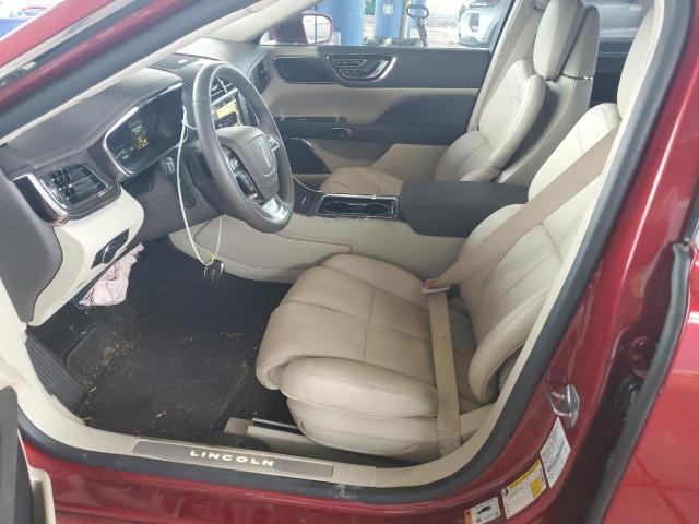1LN6L9NC4K5602507 - 2019 LINCOLN CONTINENTAL RESERVE BURGUNDY photo 7