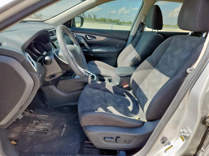 KNMAT2MT0GP703062 - 2016 NISSAN ROGUE S SILVER photo 7