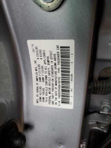 1HGCR2F84GA198762 - 2016 HONDA ACCORD EXL Srebrny zdjęcie 12