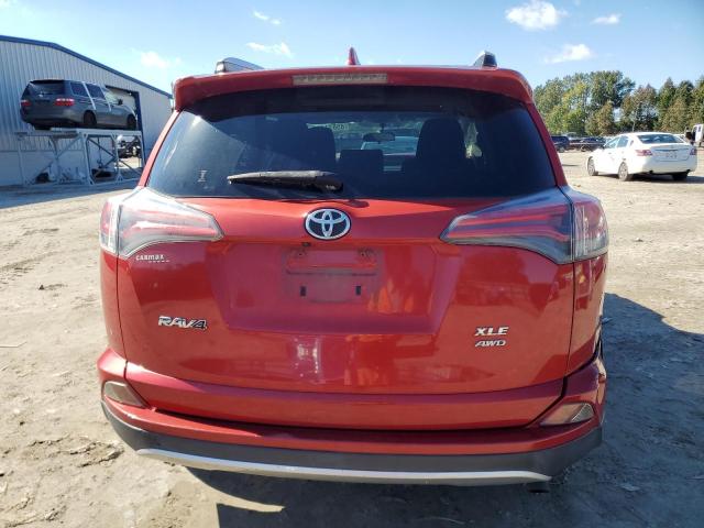JTMRFREV7GJ094445 - 2016 TOYOTA RAV4 XLE RED photo 6
