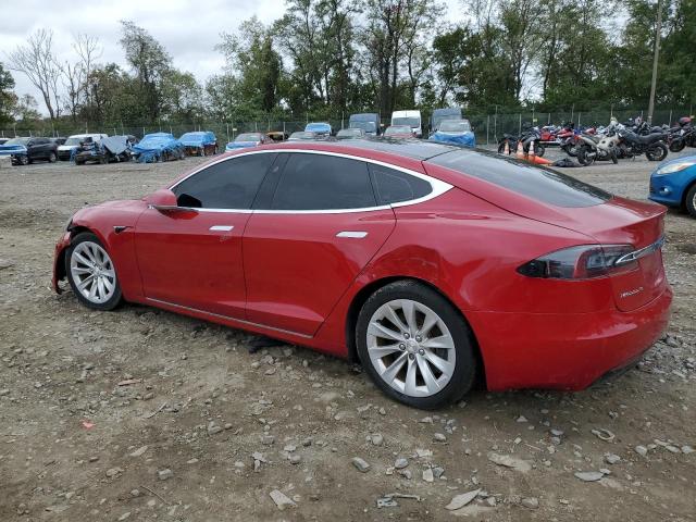 5YJSA1E29HF178797 - 2017 TESLA MODEL S Qırmızı foto 2
