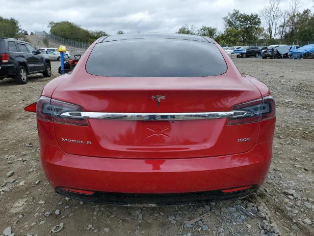 5YJSA1E29HF178797 - 2017 TESLA MODEL S Qırmızı foto 6