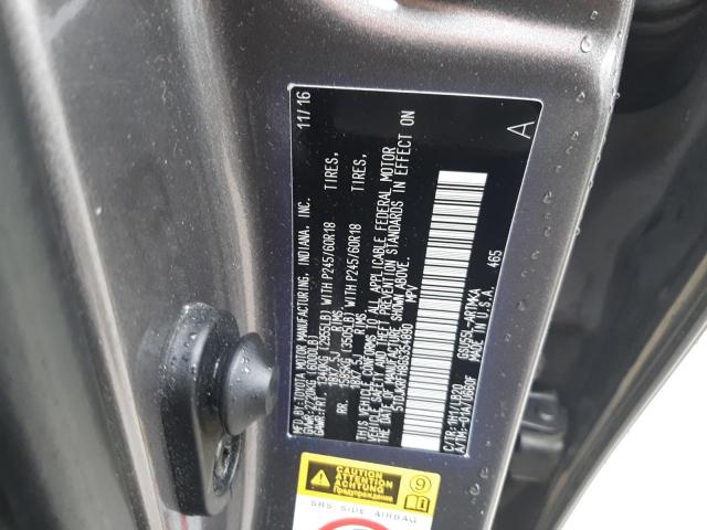 5TDJKRFH8GS354890 - 2016 TOYOTA HIGHLANDER XLE GRAY photo 14