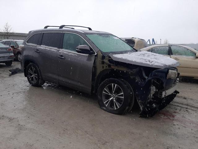 5TDJKRFH8GS354890 - 2016 TOYOTA HIGHLANDER XLE GRAY photo 4