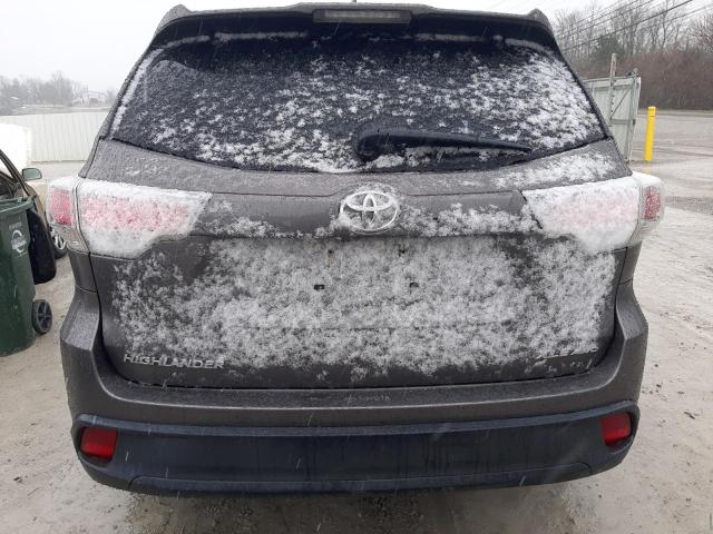 5TDJKRFH8GS354890 - 2016 TOYOTA HIGHLANDER XLE GRAY photo 6