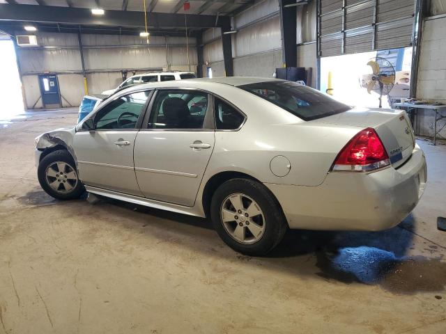 2G1WG5EK8B1256044 - 2011 CHEVROLET IMPALA LT SILVER photo 2