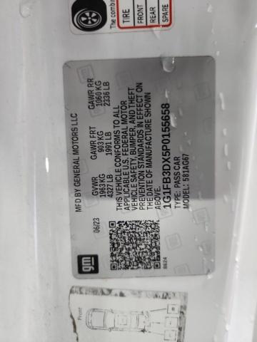 1G1FB3DX5P0155658 - 2023 CHEVROLET CAMARO LS 白色 照片 13