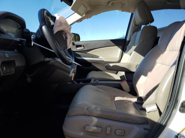 5J6RM4H70DL005170 - 2013 HONDA CR-V EXL WHITE photo 7
