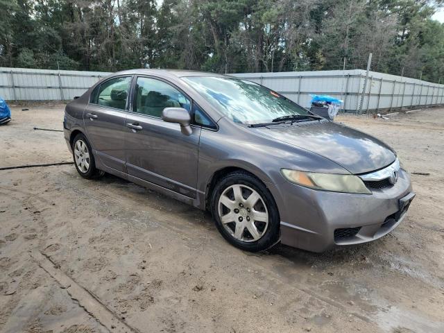 2HGFA1F56AH545411 - 2010 HONDA CIVIC LX GRAY photo 4