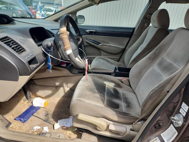 2HGFA1F56AH545411 - 2010 HONDA CIVIC LX GRAY photo 7