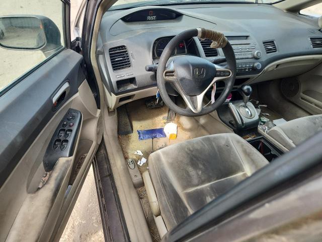 2HGFA1F56AH545411 - 2010 HONDA CIVIC LX GRAY photo 8