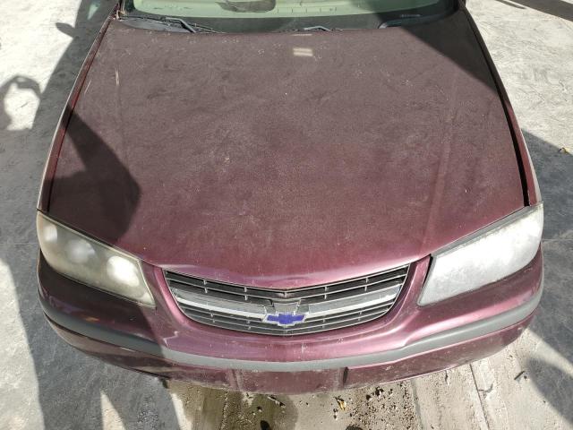 2G1WF52E449443156 - 2004 CHEVROLET IMPALA PURPLE photo 11