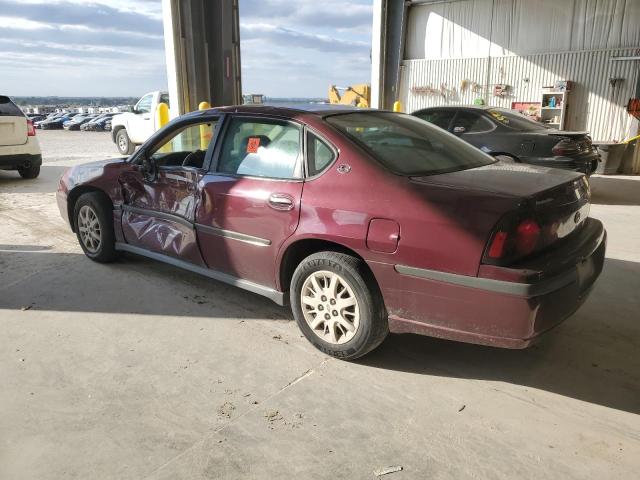 2G1WF52E449443156 - 2004 CHEVROLET IMPALA PURPLE photo 2