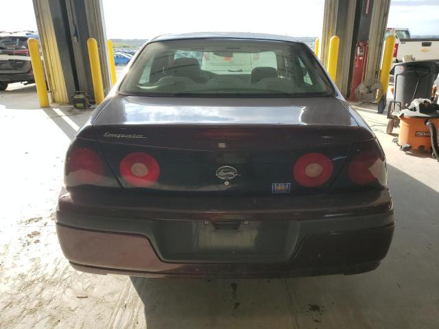 2G1WF52E449443156 - 2004 CHEVROLET IMPALA PURPLE photo 6