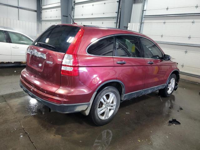 5J6RE4H58AL046041 - 2010 HONDA CR-V EX MAROON photo 3