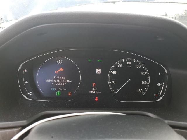 1HGCV1F53JA087770 - 2018 HONDA ACCORD EXL შავი ფოტო 9