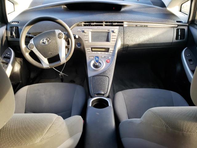 JTDKN3DU3C5474654 - 2012 TOYOTA PRIUS SILVER photo 8