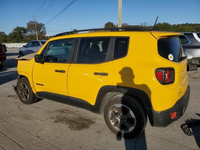 ZACCJAAB8HPE69407 - 2017 JEEP RENEGADE SPORT 黄色 照片 2