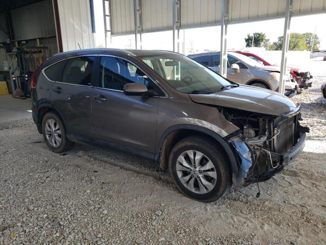 5J6RM4H70CL071801 - 2012 HONDA CR-V EXL GRAY photo 4