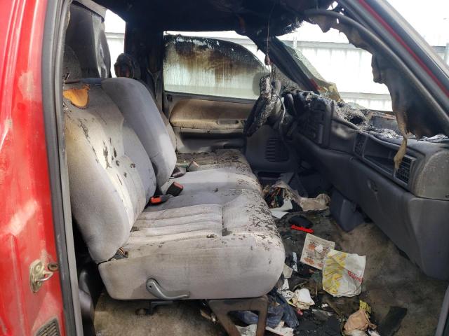 1B7HC16ZXVJ518639 - 1997 DODGE RAM 1500 წითელი ფოტო 10