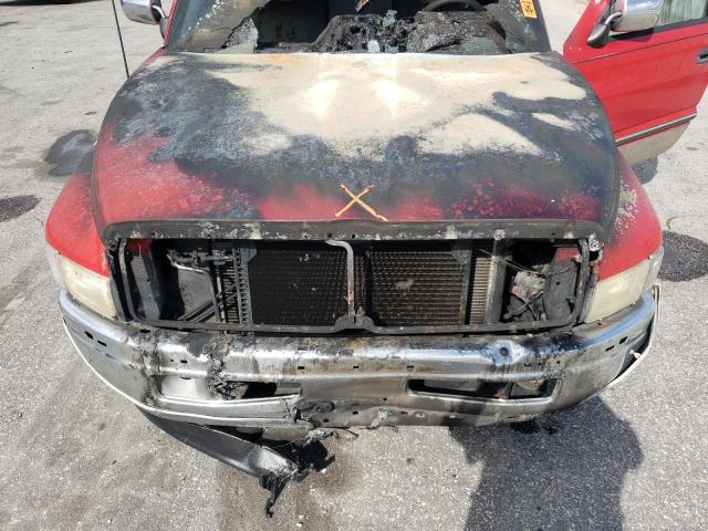 1B7HC16ZXVJ518639 - 1997 DODGE RAM 1500 წითელი ფოტო 11