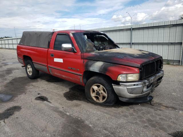 1B7HC16ZXVJ518639 - 1997 DODGE RAM 1500 წითელი ფოტო 4