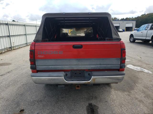 1B7HC16ZXVJ518639 - 1997 DODGE RAM 1500 წითელი ფოტო 6