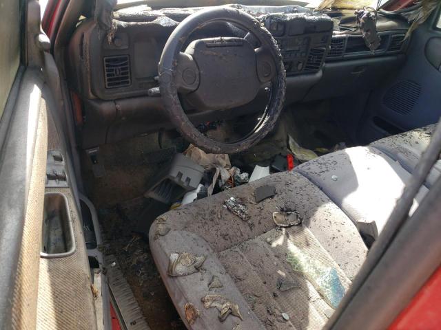 1B7HC16ZXVJ518639 - 1997 DODGE RAM 1500 წითელი ფოტო 8