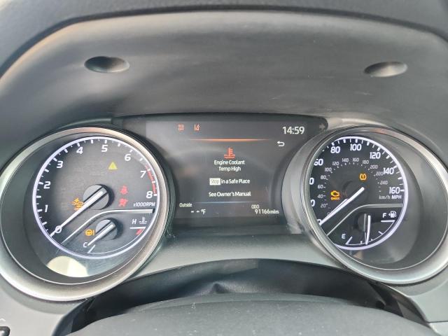 4T1G11BK0MU021800 - 2021 TOYOTA CAMRY SE BLUE photo 9