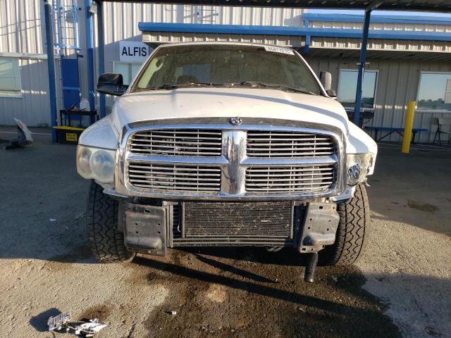 3D7KR28C65G727564 - 2005 DODGE RAM 2500 ST WHITE photo 5