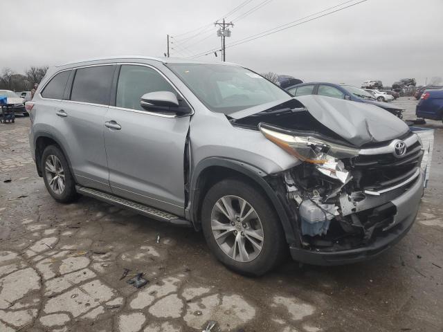 5TDKKRFH6FS052341 - 2015 TOYOTA HIGHLANDER XLE SILVER photo 4