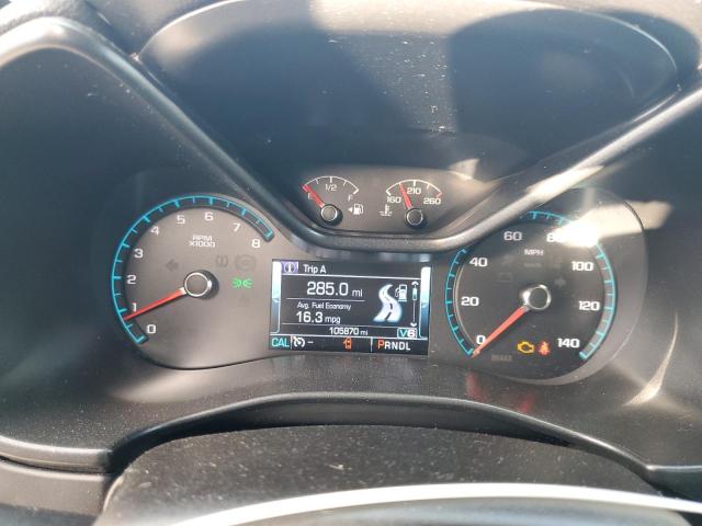 1GCGSCEN5H1210579 - 2017 CHEVROLET COLORADO LT SILVER photo 9