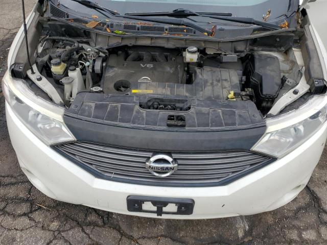 JN8AE2KP2F9122962 - 2015 NISSAN QUEST S WHITE photo 12