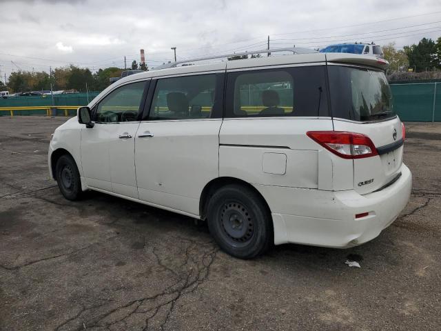 JN8AE2KP2F9122962 - 2015 NISSAN QUEST S WHITE photo 2