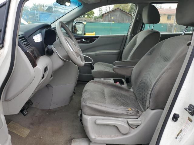 JN8AE2KP2F9122962 - 2015 NISSAN QUEST S WHITE photo 7
