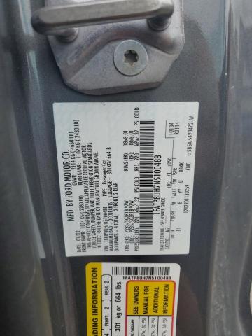 1FATP8UH7N5100488 - 2022 FORD MUSTANG 灰色 照片 12